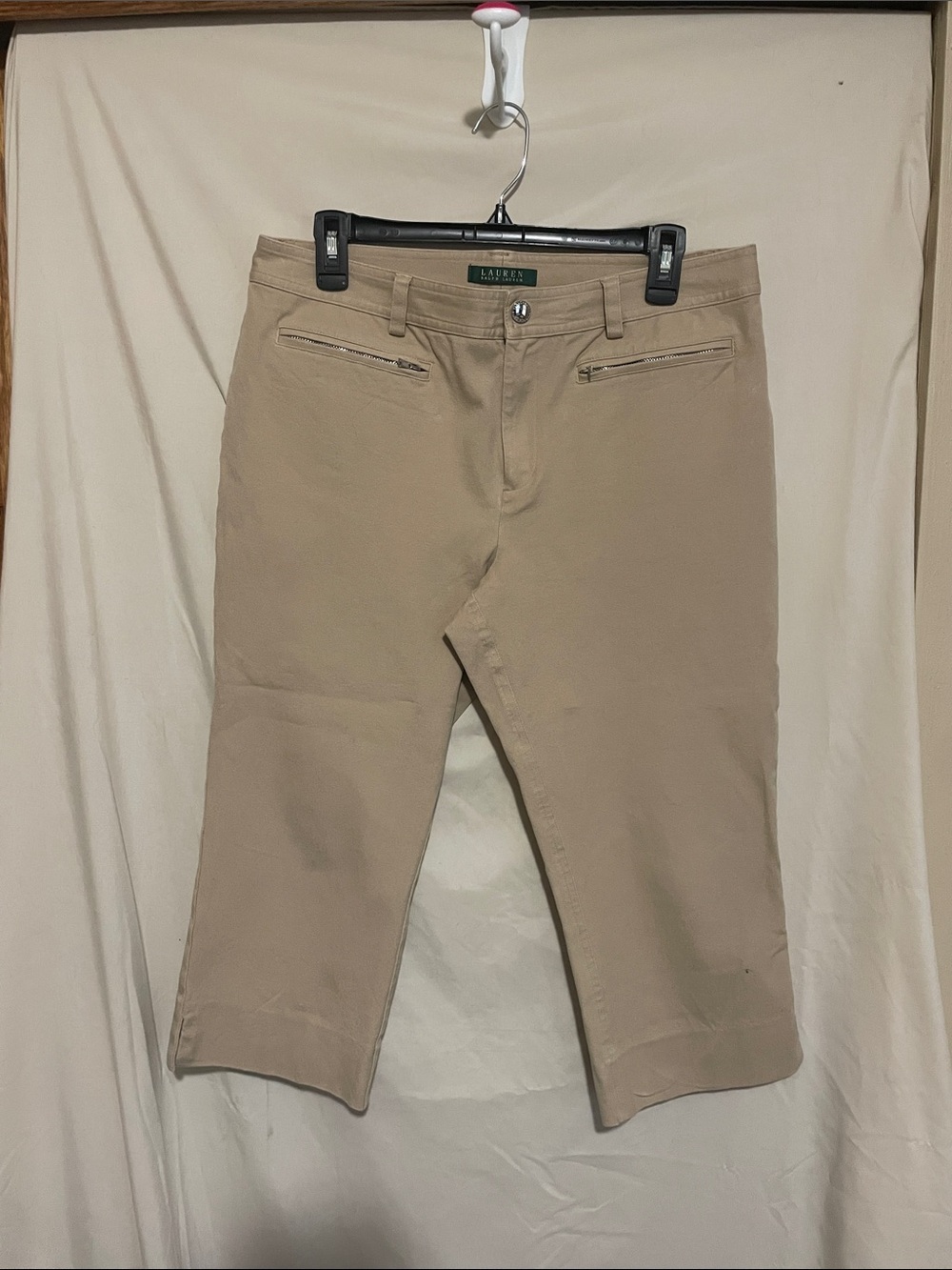 Lauren Ralph Lauren Beige Cropped Khaki’s - BRAND NEW!
